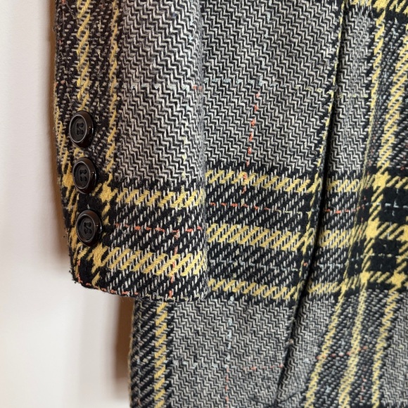 American Rag Plaid Pea Coat Small - Picture 6 of 10